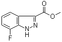 结构式 CAS# 932041-13-9, 7-氟-1H-吲唑-3-羧酸甲酯