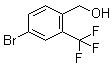 4-溴-2-(三氟甲基)苯甲醇分子结构 (CAS 932390-36-8)