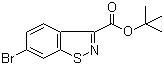 6-溴-1,2-苯并异噻唑-3-羧酸叔丁酯分子结构 (CAS 932702-07-3)