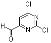 2,6-Dichloro-4-pyrimidinecarboxaldehyde molecular structure (CAS 933746-24-8)