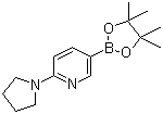2-(Pyrrolidin-1-yl)pyridine-5-boronic acid pinacol ester molecular structure (CAS 933986-97-1)
