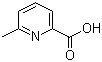 6-Methyl-2-pyridinecarboxylic acid molecular structure (CAS 934-60-1)