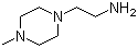 structure of CAS# 934-98-5, 4-Methyl-1-piperazineethanamine;1-(2-Aminoethyl)-4-methylpiperazine
