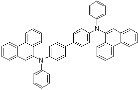 N4,N4'-Di-9-phenanthrenyl-N4,N4'-diphenyl-[1,1'-biphenyl]-4,4'-diamine molecular structure (CAS 934000-87-0)