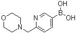 结构式 CAS# 934505-32-5, [6-(4-吗啉基甲基)-3-吡啶基]硼酸
