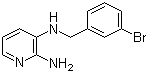 structure of CAS# 934537-52-7, 2-Amino-3-(3-bromobenzylamino)pyridine
