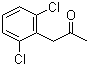 1-(2,6-二氯苯基)-2-丙酮分子结构 (CAS 93457-06-8)