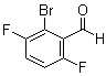 structure of CAS# 934987-26-5, 2-Bromo-3,6-difluorobenzaldehyde