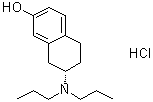 (S)-7-(Dipropylamino)-5,6,7,8-tetrahydro-2-naphthalenol hydrochloride molecular structure (CAS 93503-07-2)