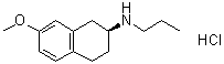 (S)-1,2,3,4-Tetrahydro-7-methoxy-N-propyl-2-naphthalenamine hydrochloride molecular structure (CAS 93503-09-4)