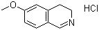 3,4-Dihydro-6-methoxyisoquinoline hydrochloride molecular structure (CAS 93549-15-6)
