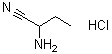 2-氨基丁腈单盐酸盐分子结构 (CAS 93554-80-4)