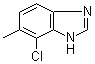 7-氯-6-甲基-1H-苯并咪唑分子结构 (CAS 935873-40-8)