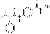 structure of CAS# 935881-37-1, AR 42;(S)-HDAC 42; (S)-(+)-N-Hydroxy-4-(3-methyl-2-phenyl-butyrylamino)benzamide
