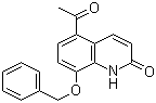 结构式 CAS# 93609-84-8, 5-乙酰基-8-苄氧基-1H-喹啉-2-酮