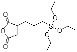 (3-Triethoxysilylpropyl)succinic anhydride molecular structure (CAS 93642-68-3)