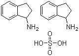 1-氨基茚满硫酸盐分子结构 (CAS 936474-09-8)