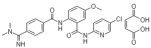 Betrixaban maleate molecular structure (CAS 936539-80-9)