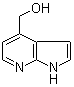 结构式 CAS# 936549-95-0, 1H-吡咯并[2,3-b]吡啶-4-甲醇