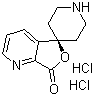 螺[呋喃并[3,4-b]吡啶-5(7H),4'-哌啶]-7-酮二盐酸盐分子结构 (CAS 936626-74-3)