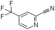 结构式 CAS# 936841-69-9, 2-氰基-4-三氟甲基吡啶