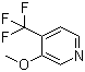 结构式 CAS# 936841-72-4, 3-甲氧基-4-三氟甲基吡啶