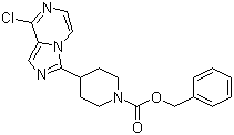 4-(8-Chloroimidazo[1,5-a]pyrazin-3-yl)-1-piperidinecarboxylic acid phenylmethyl ester molecular structure (CAS 936901-81-4)