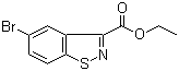 Ethyl 5-bromobenzo[d]isothiazole-3-carboxylate molecular structure (CAS 936923-58-9)