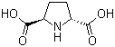 (2R,5R)-2,5-Pyrrolidinedicarboxylic acid molecular structure (CAS 93713-35-0)