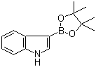 结构式 CAS# 937366-54-6, 吲哚-3-硼酸频哪醇酯