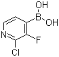 结构式 CAS# 937595-71-6, 2-氯-3-氟吡啶-4-硼酸
