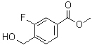 3-Fluoro-4-(hydroxymethyl)benzoic acid methyl ester molecular structure (CAS 937636-18-5)