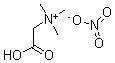1-羧基-N,N,N-三甲基甲铵硝酸盐分子结构 (CAS 93778-42-8)