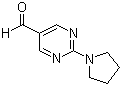 structure of CAS# 937796-10-6, 2-(Pyrrolidin-1-yl)pyrimidine-5-carboxaldehyde