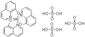 [三(8-羟基喹啉-N1,O8)铝]三硫酸盐(1:3)分子结构 (CAS 93803-82-8)