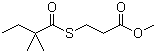 3-[(2,2-Dimethyl-1-oxobutyl)thio]propanoic acid methyl ester molecular structure (CAS 938063-63-9)
