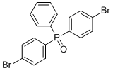 structure of CAS# 93869-52-4, Bis(4-bromophenyl)phenylphosphine oxide;1-bromo-4-[(4-bromophenyl)-phenylphosphoryl]benzene
