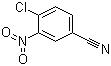 4-氯-3-硝基苯腈分子结构 (CAS 939-80-0)