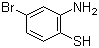 structure of CAS# 93933-49-4, 2-Amino-4-bromothiophenol;2-Amino-4-bromobenzenethiol