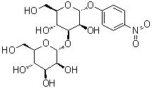 4-Nitrophenyl 3-O-alpha-D-mannopyranosyl-alpha-D-mannopyranoside molecular structure (CAS 93979-06-7)