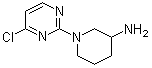 1-(4-氯-2-嘧啶基)-3-哌啶胺分子结构 (CAS 939986-02-4)