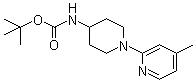 N-[1-(4-Methyl-2-pyridinyl)-4-piperidinyl]carbamic acid tert-butyl ester molecular structure (CAS 939986-27-3)