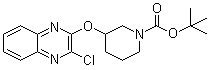 3-[(3-Chloro-2-quinoxalinyl)oxy]-1-piperidinecarboxylic acid tert-butyl ester molecular structure (CAS 939986-62-6)