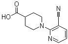 1-(3-氰基-2-吡啶基)-4-哌啶甲酸分子结构 (CAS 939986-70-6)
