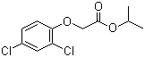structure of CAS# 94-11-1, Isopropyl 2,4-dichlorophenoxyacetate;2,4-Dichlorophenoxyacetic acid isopropyl ester; 2,4-D isopropyl ester