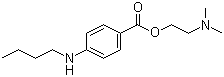structure of CAS# 94-24-6, Tetracaine;4-(Butylamino)benzoic acid 2-(dimethylamino)ethyl ester