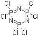 Phosphonitrilic chloride trimer molecular structure (CAS 940-71-6)
