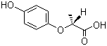 structure of CAS# 94050-90-5, (R)-(+)-2-(4-Hydroxyphenoxy)propionic acid;(2R)-2-(4-hydroxyphenoxy)propanoic acid