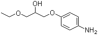 4-[3-Ethoxy-2-(hydroxyl)propoxy]aniline molecular structure (CAS 94056-98-1)