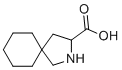 2-Azaspiro[4.5]decane-3-carboxylic acid molecular structure (CAS 94061-90-2)